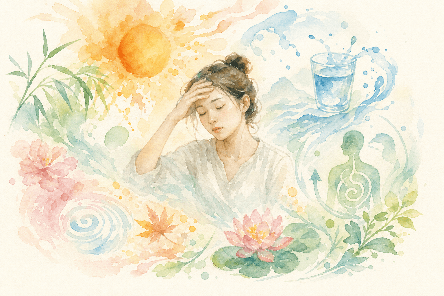 なぜ冷たい水は疲れを招くのか?中医学で紐解く「夏のエネルギー循環」